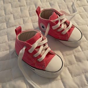 Baby Converse.  Pink.  Size 2. NWOT